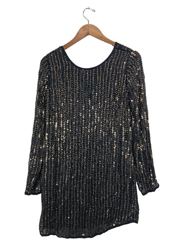 Mango pailletten abendkleid - pailletten,