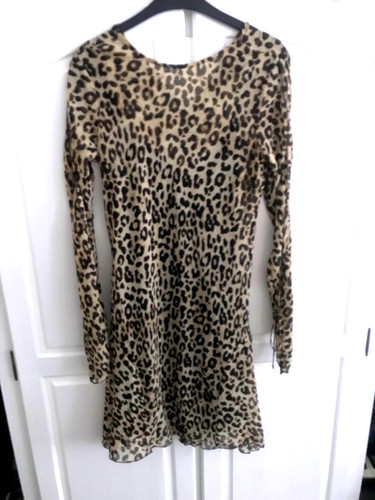 Mango tigermusterkleid m - tigermusterkleid,, gr.m