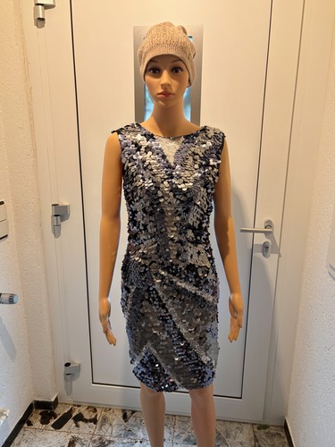 Extravagantes pailletten kleid - pailletten,